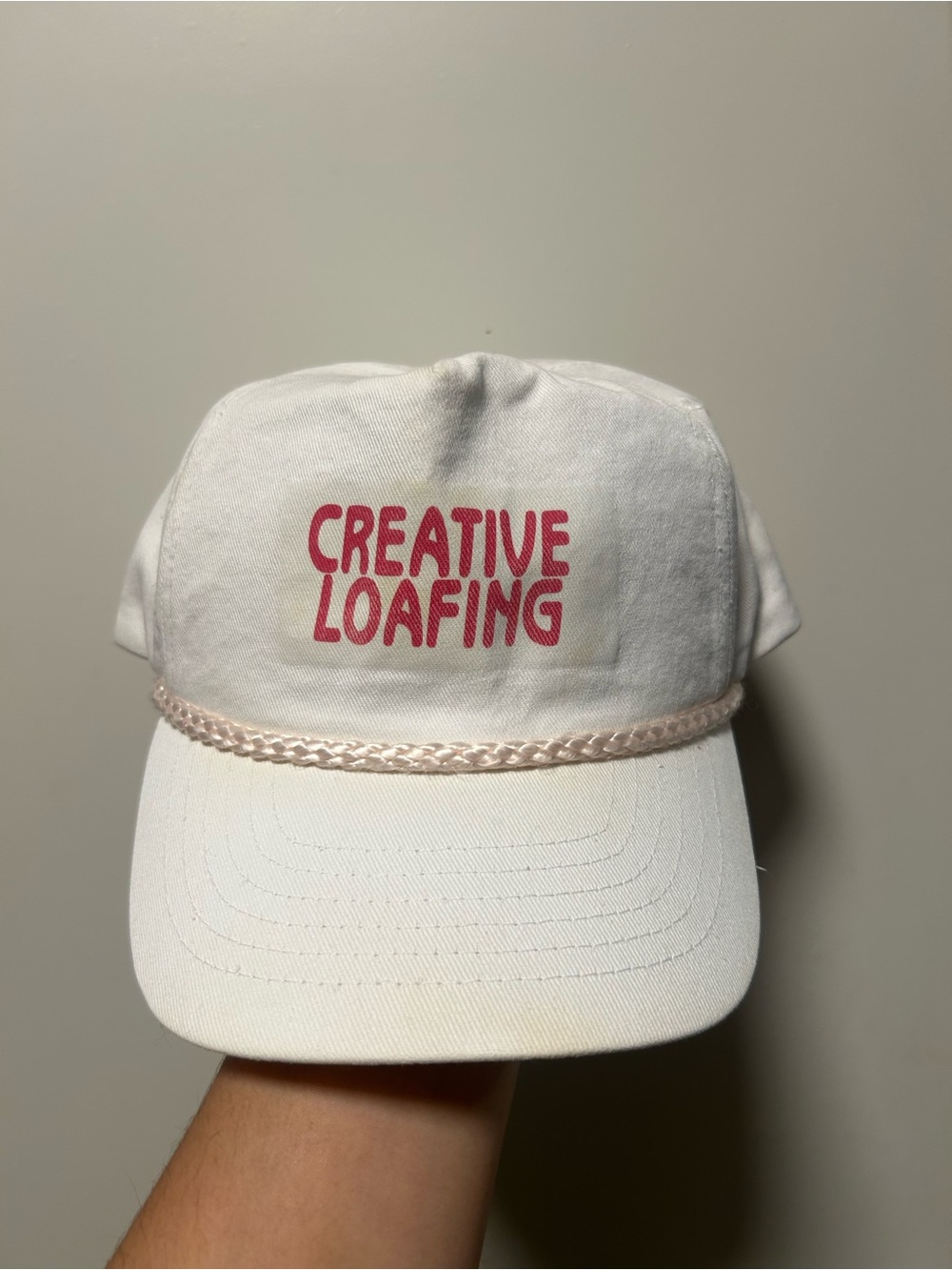 VINTAGE 90s CREATIVE LOAFING ROPE HAT